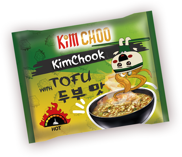 Kim Choo with tofu